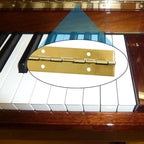 12-Inch Gold Continuous & Piano Hinge – Premium Stainless Steel for Heavy Duty Doors and Custom Projects