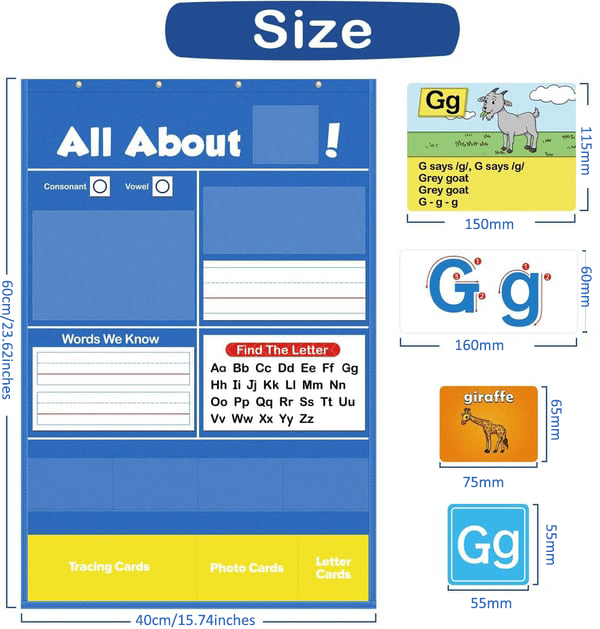 Alphabet Learning Pocket Chart